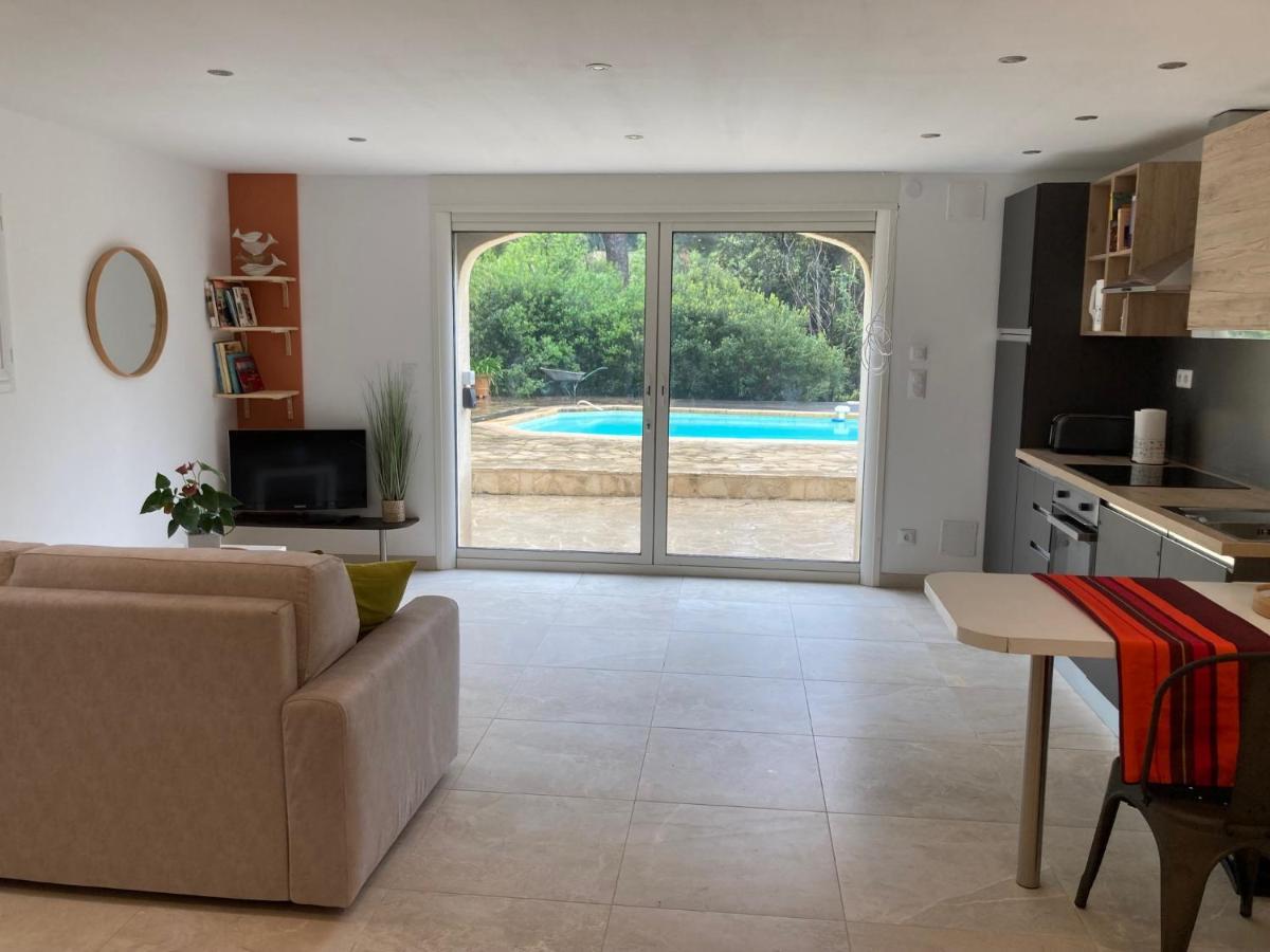 Superbe T2 Dans Villa Entre Calanques Et Colline Marseille Extérieur photo